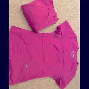 Magenta Greys Anatomy Scrub Set